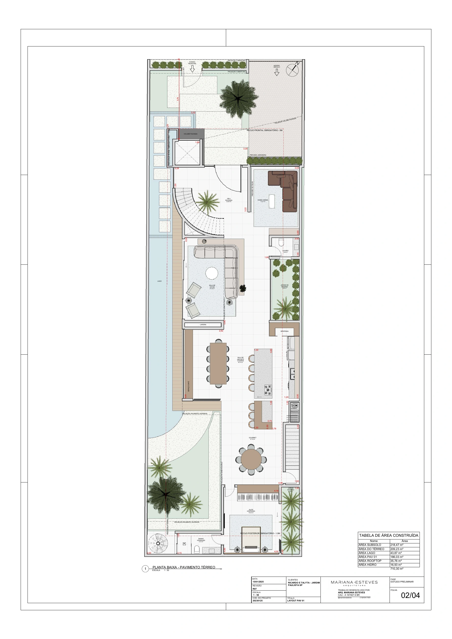 Planta de térreo