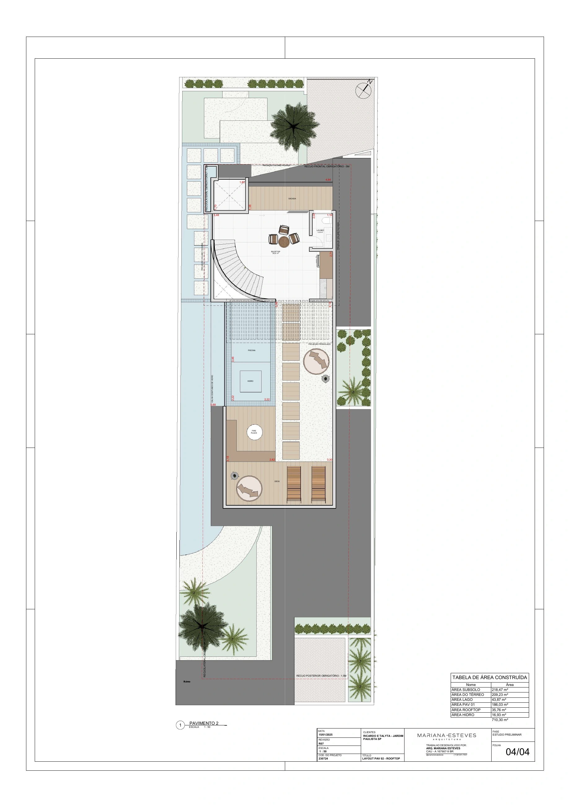 Planta de rooftop